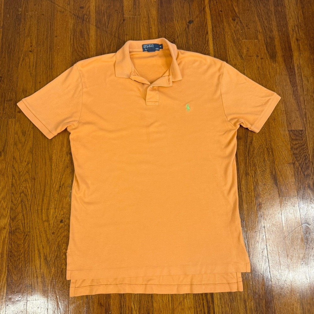 Men's Polo Ralph Lauren Orange And Green Pony Size M‎